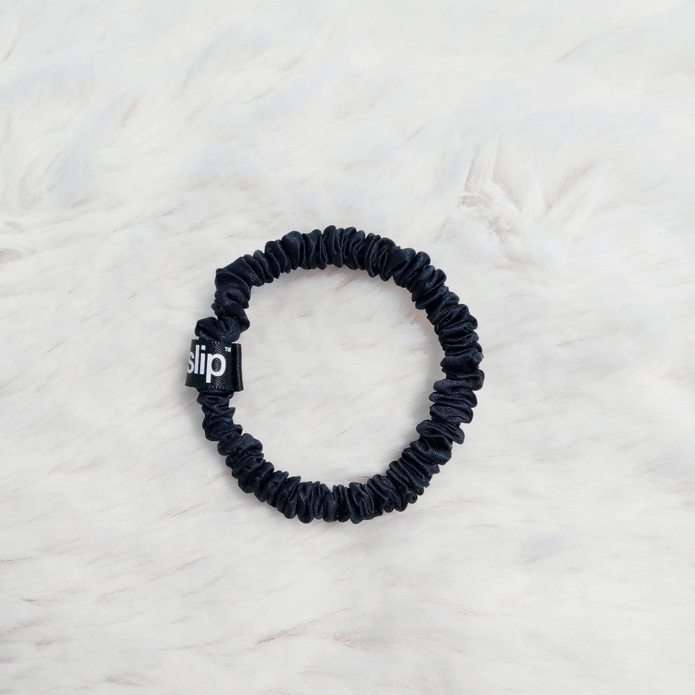 [New] Slip Pure Silk Black Skinny Scrunchie